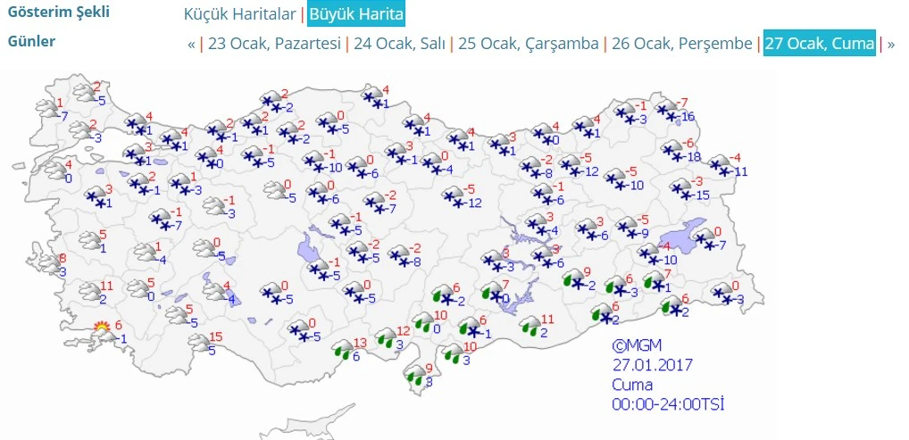 Kar İstanbul'a geri dönüyor